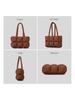 Bolsa de Hombro Nube de Fábrica Transfronteriza Bolso de Mano Suave Acolchado para Mujer Ropa de Algodón Nueva Bolsa de Cuadrícula Hexagonal Transfronteriza