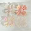 Piezas de Flor de Hortensia Quemada Simulada de 4 cm Pétalo Simulado Semiacabado Flor Artificial Accesorios de Decoración para Zapatos y Sombreros para el Hogar