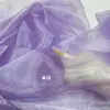 Tecido organza transparente fino macio roupa vestido saia de tule cortina de gaze tecido para fundo de casamento fio de fada manual