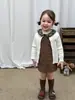 Novidades em 31/08) Conjunto de outono para meninas saia, novo vestido colete infantil, suéter de tricô, roupas de bebê Classe A