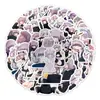 60 peças de adesivos de grafite de castanha de sete gramas canção da noite toda desenho animado decoração de diário de bordo adesivos de papelaria de mesa atacado