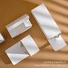 Caja de Cartón Blanco en stock Caja de Papel Plegable Engrosada Doble Inserto Caja Blanca Pequeña Caja Vacía Venta al por Mayor Caja de Embalaje Universal Rectangular