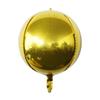 Globo de papel de aluminio 4D 10 pulgadas 15 pulgadas 18 pulgadas 22 pulgadas 32 pulgadas 50 pulgadas decoración redonda 4D venta al por mayor globo de cumpleaños