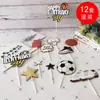 ¡Adelante Niño Decoración de Pastel Fútbol Niño Baloncesto Maestro Temática Adorno Niño Fiesta de 10º Cumpleaños Decoraciones
