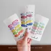 Set de Pasadores de Gota de Agua Dopamine para Niños con Estampado de Dibujos Animados, Pasadores para el Cabello de Bebé para Flequillo y Mechones Laterales de Niñas Pequeñas