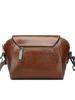 Bolsa Transversal Feminina de Couro Genuíno Transfronteiriça, Grande Capacidade, Bolsa Concha de Alto Padrão, Novo Modelo 2026, Bolsa de Ombro Nicho para o Dia a Dia