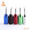 Equipo de Tatuaje Yilong Venta al por Mayor Máquina de Tatuaje Profesional Mango de Tatuaje Aguja Integrada Mango de Aluminio de Cinco Anillos Plata 25 mm
