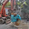 Sierra para Roca para Excavadora con Rotación de 360 Grados para Minería, Extracción de Canteras e Infraestructura Excavación Hidráulica de Zanjas, Adaptable a Excavadoras de Diversos Tonelajes