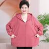 Chaqueta fina suelta de primavera y otoño para mujer de mediana edad y anciana, chaqueta de verano talla grande 200 kg manga larga protección solar