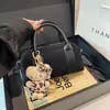 Bolso Boston Vintage de Cuero Mate con Estampado de Leopardo Coreano, Bolso de Hombro Cruzado, Bolso de Almohada para Mujer