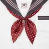 Elegante Pajarita Dorada de Peces Dorados con Lunares, Cuello de Flor de Uniforme de Marinero Sin Corbata, Pajarita Versátil Linda de Nuevo Estilo