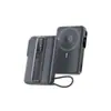 Pantalla Dinámica Pantalla Digital Carga Inalámbrica con Soporte de Cable Integrado Power Bank Magnético 10000mAh Carga Súper Rápida 22.5W