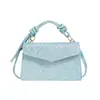 2026 Nuevo Modelo Bolso Cruzado Pequeño Cuadrado de Color Sólido Estilo Coreano Retro Chic Simple Bolso de Hombro Bolso de Mano de Moda para Mujer