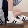 Explosions De Training Shoes Zapatos de mujer 2024 Nuevos zapatos de verano y otoño de suela gruesa blancos Zapatos vintage Forrest Gump Zapatos deportivos casuales