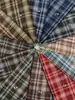 Nova Saia JK Xadrez de Tricô Outono e Inverno Roupas Infantis Roupas Femininas Padrão de Tecido Xadrez Fio Jacquard Tingido na Massa Venda por Atacado de Fábrica