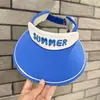 Sombreros de Sol de Verano para Niños Estilo Coreano de Copa Abierta con Ala Ancha para Niños y Niñas Sombreros de Sol con Protección UV