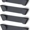 Suporte Simples para Tampas de Panela Montado na Parede Doméstico Sem Perfuração Prateleira Multifuncional para Tampas de Panela Rack de Armazenamento para Tábuas de Cozinha