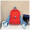 Mochila Casual Simple Coreana No de Moda Ligera Color Contrastante Pequeña Mochila para Deportes al Aire Libre Versátil Estudiante Bolso Escolar