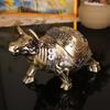 Animal Vaca Personalidade Moda Cinzeiro Caixa Rush Criativo com Tampa Cinzeiro À Prova de Vento Vaca da Sorte Metal