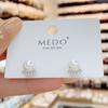Brincos de pérolas de zircônia pequenos requintados estilo coreano design personalidade moda doce brincos de agulha de prata novos brincos da moda