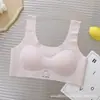 Nova Roupa Íntima Sem Marcas de Gelo Fase II e III Roupa Íntima para Estudantes Meninas Desenvolvimento Sutiã de Corpo Inteiro com Suporte Total de Longa Duração