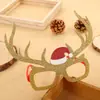Gafas de Marco Navideño para Niños de Ciervo Disfraz Navideño Gafas con Cuernos de Reno Fabricante Mayorista de Accesorios para la Cabeza Navideños