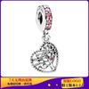 Original Abalorios Panjia Cuentas Plata Cobre Rosa Magnolia Amor Hojas Estilo Combinable Cordón DIY Abalorios