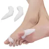 Funda Protectora de Hueso de Pie Grande de Silicona Separador de Dedo Gordo del Pie Corrector de Dedos del Pie Separador Transpirable de Doble Agujero