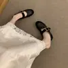 Zapatos de Ballet Mary Jane con una Correa Estilo Retro Francés Chuyuji para Mujer, Nuevo Estilo Verano 2026, Zapatos de Tacón Bajo para Combinar con Faldas