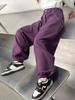 Pantalones de Trabajo Holgados para Niños Estilo Vaquero Coreano Casual para Niñas Tallas Mediana y Grande Primavera 2025 Nuevo Estilo
