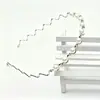 Diadema de Alambre de Acero Estilo Coreano con Perlas y Pedrería Ondulada, Diadema Delgada de una Sola Capa Moda y Sencilla, Pasador para la Frente para Lavarse la Cara y Maquillaje