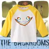Camiseta de Manga Larga para Niños Estilo Nuevo Primavera y Otoño con Estampado en la Espalda, Top Holgado Casual de Algodón Puro para Niños y Niñas, Tendencia Camiseta de Manga Larga
