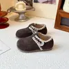Sapatinhos de Couro para Meninas 2026 Nova Coleção Primavera e Outono Solado Macio Antiderrapante Sapatos Birkenstock Infantis Sapatinhos de Princesa para Menininhas