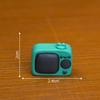 Toca-discos Vintage Retrô Miniatura para Casa de Bonecas DIY Acessórios de Decoração Ornamentos Minúsculos Estilo Antigo