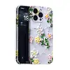 Pintura a Óleo Floral Tridimensional Suave Estilo Coreano Transferência de Calor Filme Ultrafino Capa Protetora Capa para Celular Iphone18Pro