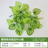 Ramo Pequeño de 7 Ramas de Plantas Verdes Artificiales, Ramo de Hojas de Dinero, Vegetación para Decoración de Paredes, Flores Falsas de Plástico al por Mayor