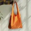 Bolsa Tote de Lona Lisa Simples em Estoque com Logo Personalizável, Bolsa de Tecido Ecológica Lisa, Bolsa de Ombro Versátil de Grande Capacidade