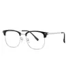 Armazones Ópticos Metálicos Nuevos para Cejas de Hombres Transfronterizos Se Pueden Equipar con Lentes para Miopía y Presbicia Armazones de Gafas Retro Elegantes Fabricantes Venta al por Mayor