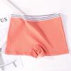 Plus Tamanho Grande Meninas Cuecas Boxer Casual Listrado Cor Sólida Simples Respirável Sem Costura Calças Soltas 4007