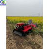 Minicultivador tipo oruga pequeño, motocultivador rotatorio para tierras de montaña planas, pequeño motocultivador de doble propósito para agua y sequía
