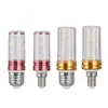 Foco LED tipo mazorca cabeza de bola fuerte atenuación de tres colores súper brillante casquillo e14e27 fuente de luz para dormitorio del hogar bombilla de ahorro de energía