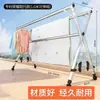 Secador de Ropa Plegable de Pie Engrosado para Balcón, Uso en Casa, Interior, Secador de Ropa Retráctil de Acero Inoxidable para Secar Ropa