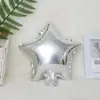 Balões de Folha de Alumínio 10 polegadas Estrela de Cinco Pontas Balões em Formato de Coração Decoração de Casamento Aniversário Festa de Feriado Balões de Folha de Alumínio