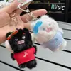 Auriculares Bluetooth Serie Mascota Esponjosa Original Jinnew Colgante de Peluche Llavero de Roca Muñeca