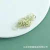 Anel de Ferro Acessórios para Joias DIY Atacado Argola de Salto Aberta Argola Única Conector de Pulseira Colar Fazer à Mão Argola de Salto Fechada Argola de Salto Aberta