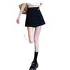 Shorts Saia Feminino de Cintura Alta em Linha A com Fenda, Hot Pants Sexy Casual para o Verão