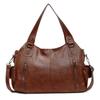 Nova Bolsa Feminina 2025 Elegante e na Moda Simples Retrô Bolsa Tote Distinta Grande Capacidade Ombro Transversal Bolsa de Mão