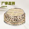 Direto da fábrica grelha de bambu para borda rack de cozimento a vapor anel de aço fatia de bambu para cozinhar a vapor pão cozido no vapor doméstico grade de cozimento a vapor para pãozinho