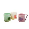 Taza de Enjuague Bucal Infantil Linda de Dibujos Animados Taza Creativa Familiar para Cepillado de Dientes de Bebé Cilindro Dental Plástico Engrosado y Resistente a Caídas Taza para Lavar