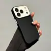 Capa de celular color-blocking com aspecto líquido adequada para Apple 17PROMAX moderna película de 16 lentes 11PRO/12 com toque de pele 15